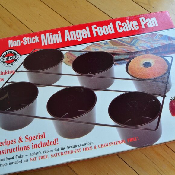 Norpro Nonstick Mini Angel Food Cake Pan Model No. 3975 NEW - Picture 2 of 14